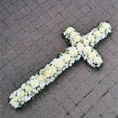 4 ft Special Rose Cross Tribute