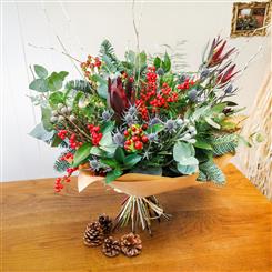 Red Florist Choice Christmas Bouquet