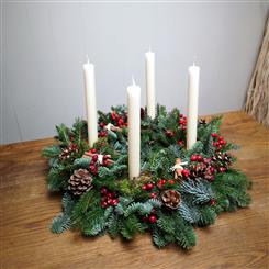 Christmas Countdown Advent Wreath by Apple Mint 