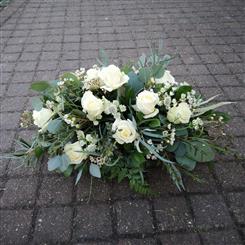 White Basket Arrangement
