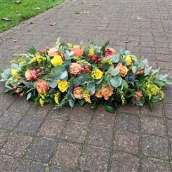 Autumn Colours - Casket Spray