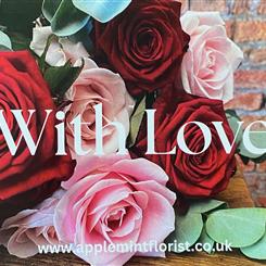 With Love - Complementary Blank Message Card