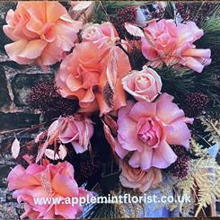 Vibrant Complementary Blank Message Card