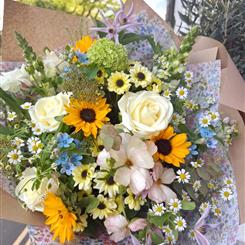 Blue Skies &amp; Sunshine Bouquet by Apple Mint