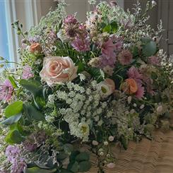 Wild Meadow Casket Spray